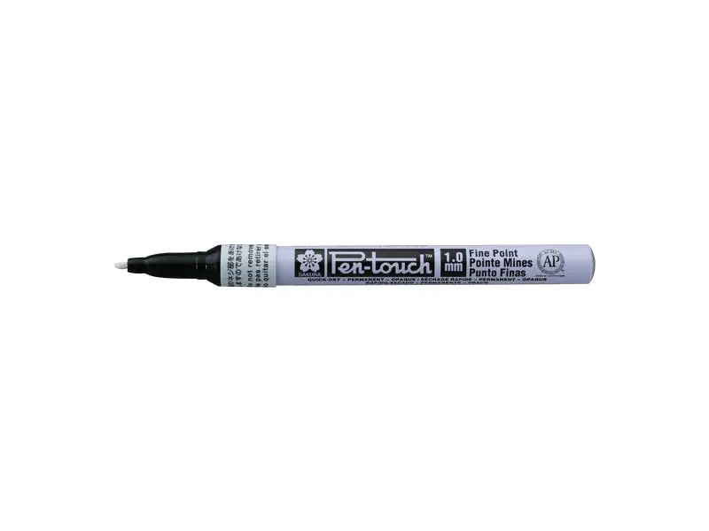 Sakura Lackmarker Pen-Touch 1.0 mm, F, Weiss