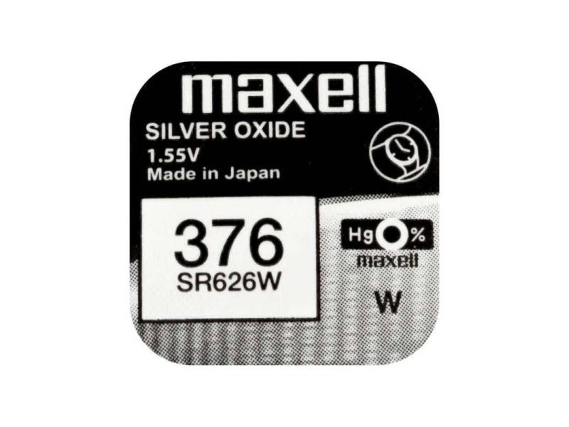 Maxell Europe LTD. Knopfzelle SR626W 10 Stück