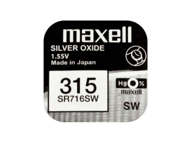 Maxell Europe LTD. Knopfzelle SR716SW 10 Stück
