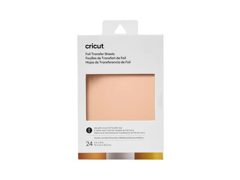 Cricut Transferfolie 10.1 x 15.2 cm, Metallic, 24 Blatt