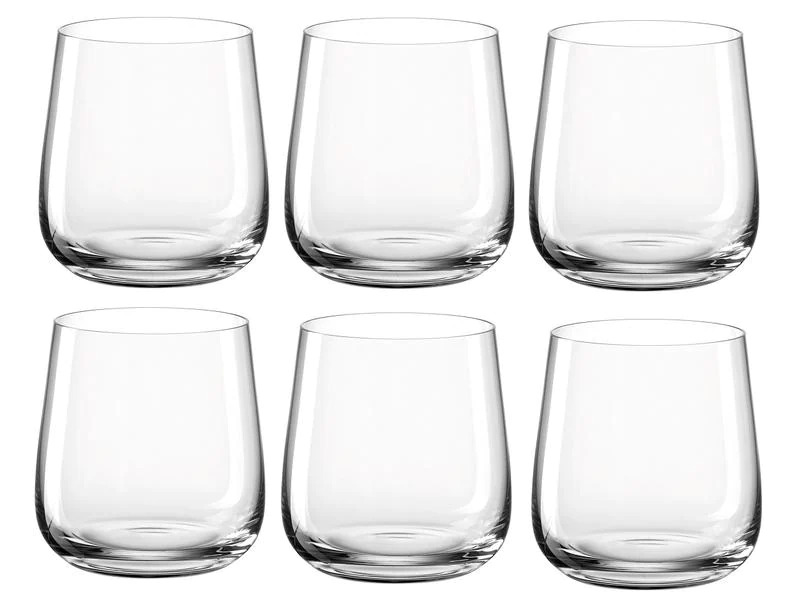Leonardo Whiskyglas Brunelli 400 ml, 6 Stück, Transparent 