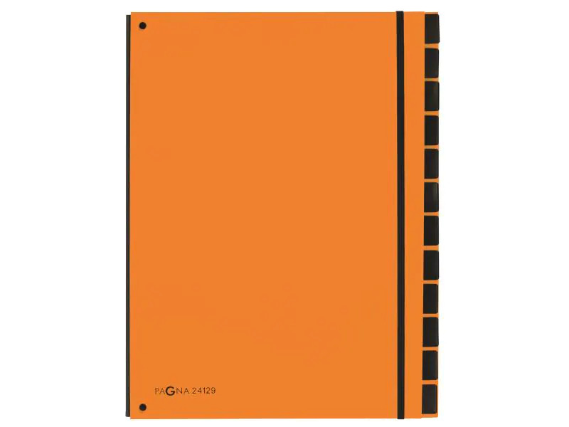 Pagna Ordnungsmappe A4 Trend Orange, 12 Fächer