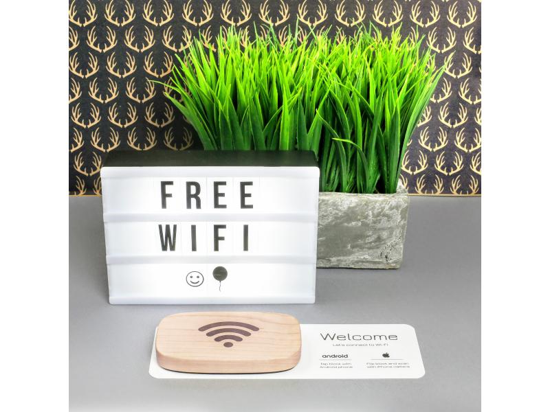 Ten One Design Wifi Porter WLAN-Gastzugang über Kamera &amp; NFC teilen