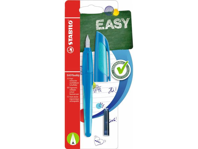 STABILO Füllfederhalter Easybuddy Medium (M), Blau