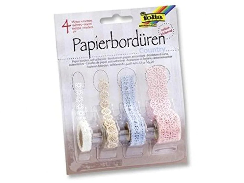Folia Washi Tape Country Mehrfarbig