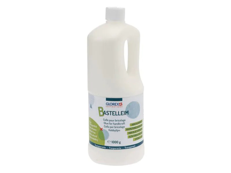 Glorex Bastelkleber Slime 1 Stück, Weiss