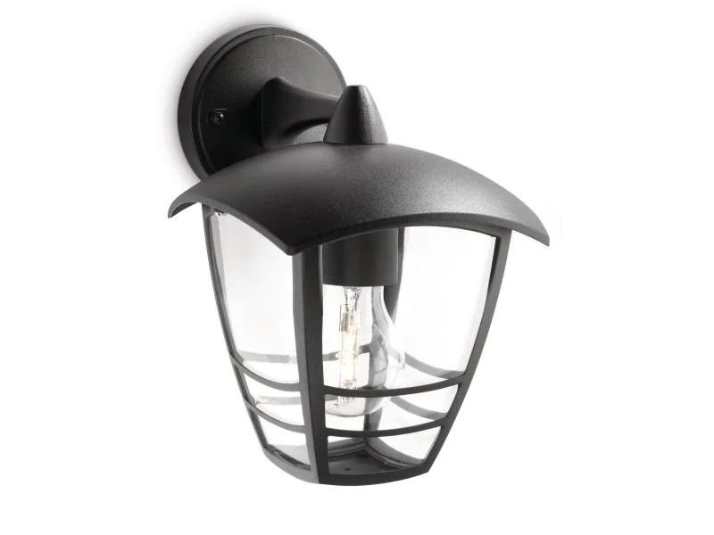 Philips myGarden Wandleuchte Creek, 53W, Schwarz, exkl. LM, hängend