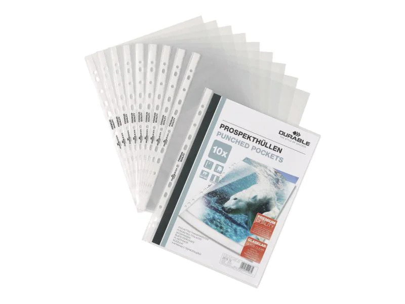 DURABLE Zeigetasche A4 Premium 10 x Transparent