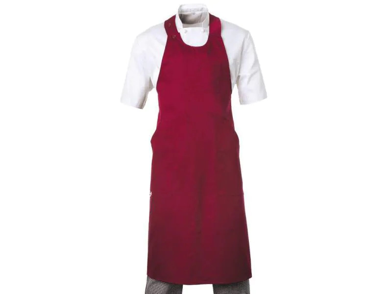 Paderno Kochschürze 94 cm x 100 cm Rot