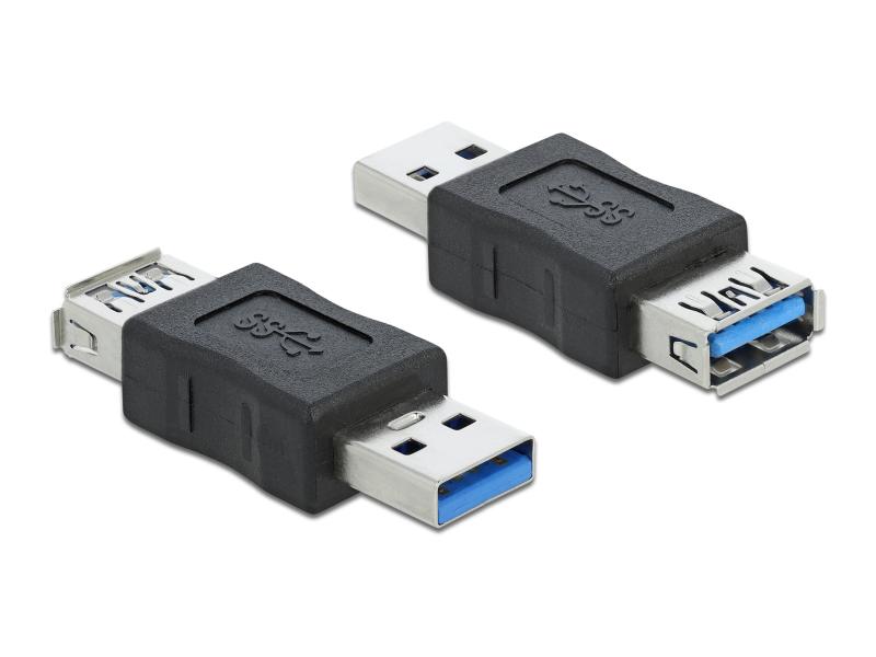Delock USB 3.0 Adapter USB-A Stecker - USB-A Buchse