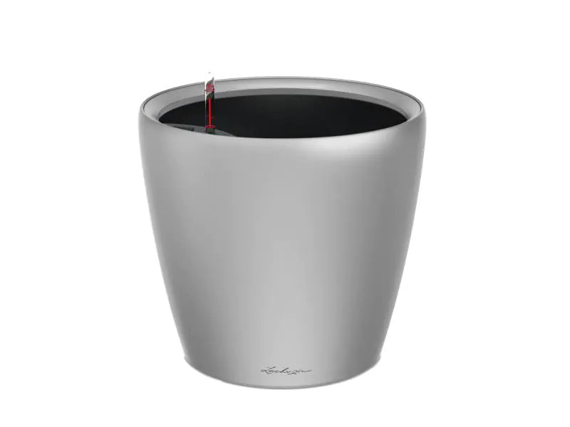 Lechuza Pflanzentopf Classico Premium 28 LS Silber