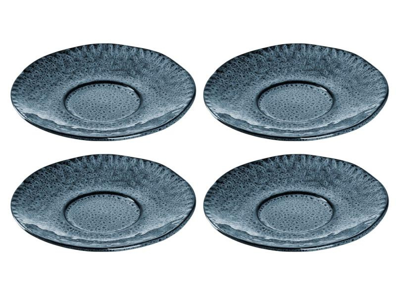 Leonardo Untertasse Matera Ø 15 cm, 4 Stück, Blau