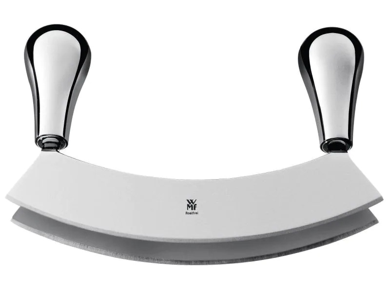WMF Kräutermesser 2-schneidig Silber poliert