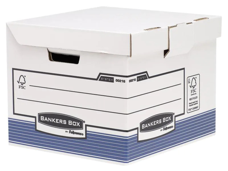 Fellowes Archivschachtel Bankers Box 31 x 37.7 x 39.5 cm 10 Stück