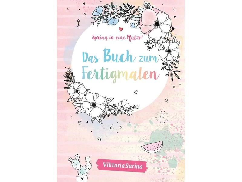 Literatur diverse Malbuch Spring in eine Pfütze! 15.6 x 21.5 cm