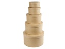 Creativ Company Papp-Schachtel 8-19 cm 5 Stück