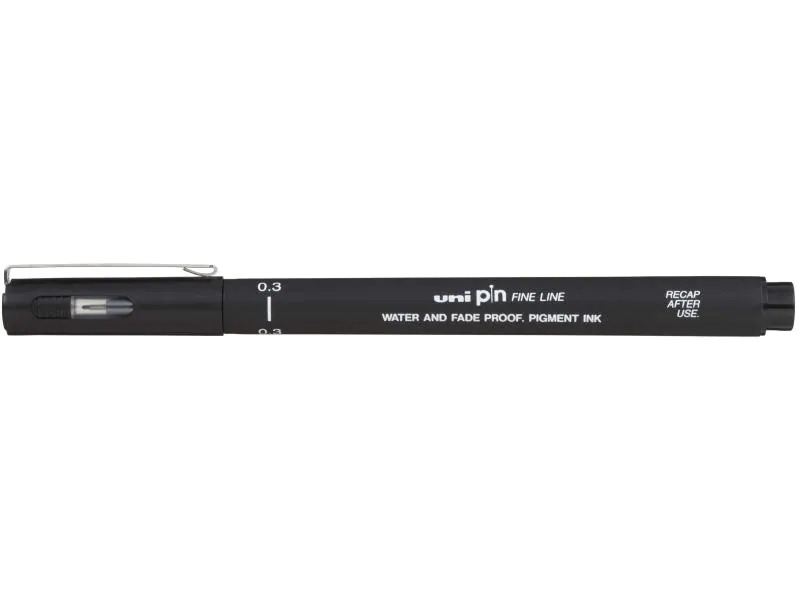Uni Fineliner PIN 0.3 mm, Schwarz