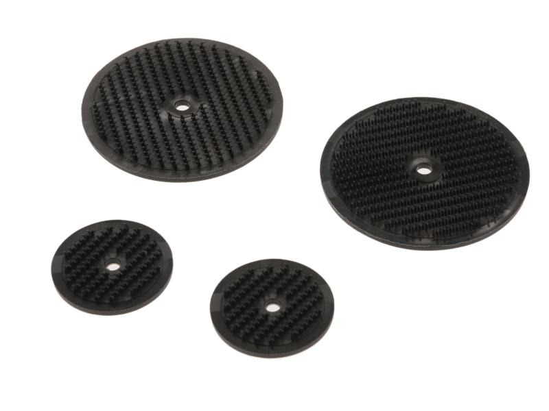 FASTECH Klettpunkte Hakenseite 25 mm &amp; 45 mm, Schwarz