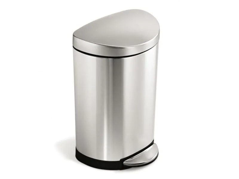 Simplehuman Treteimer CW1833 10 Liter, Silber, fingerprint-proof