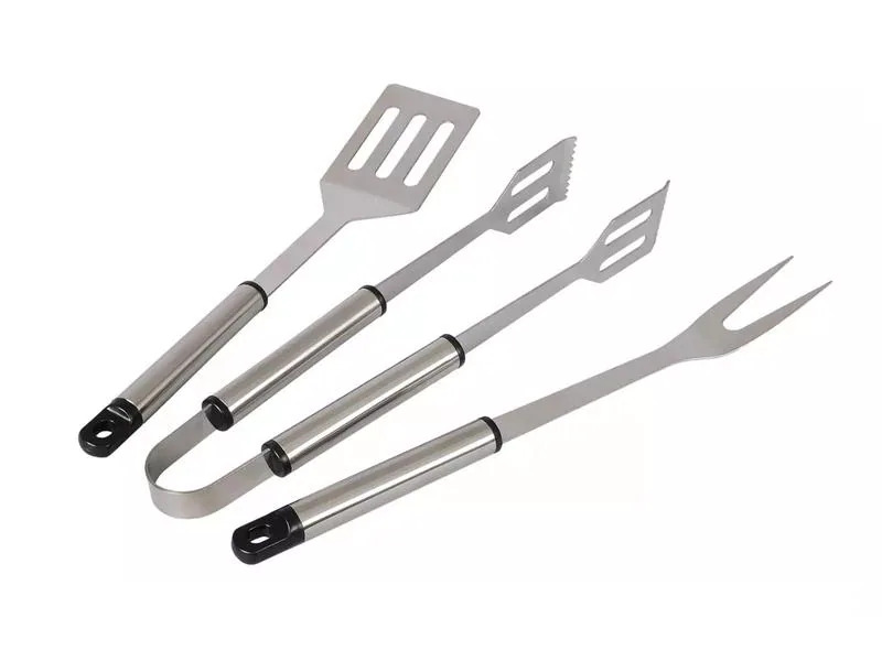 BBQ Dragon Grillbesteck-Set 3-teilig,  Silber