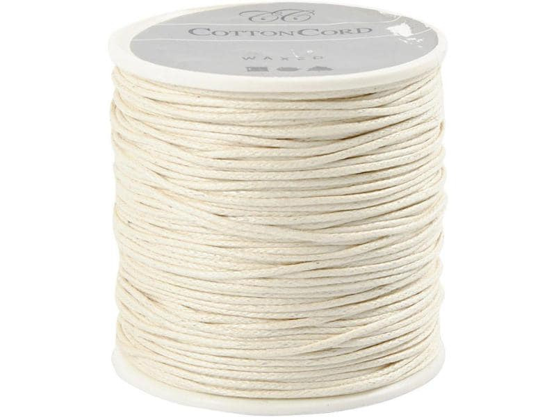Creativ Company Baumwollband 1 mm gewachst