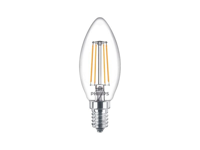 Philips Lampe LEDcla 40W E14 B35 WW CL ND 2PF Warmweiss