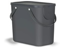 Rotho Recyclingbehälter Albula 25 l, Anthrazit