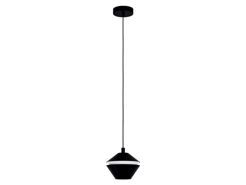 EGLO Leuchten Pendelleuchte PERPIGO 1x GU10, Schwarz/Weiss