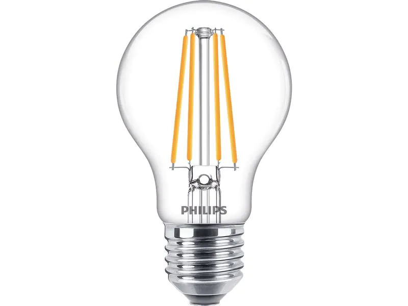 Philips Lampe LEDcla 75W E27 A60 WW CL ND Warmweiss