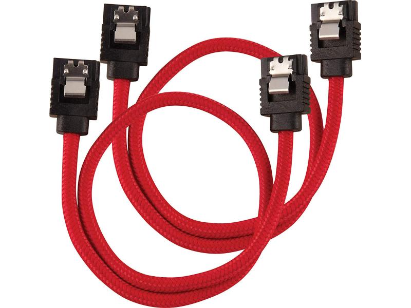 Corsair SATA3-Kabel Premium Set Rot 30 cm