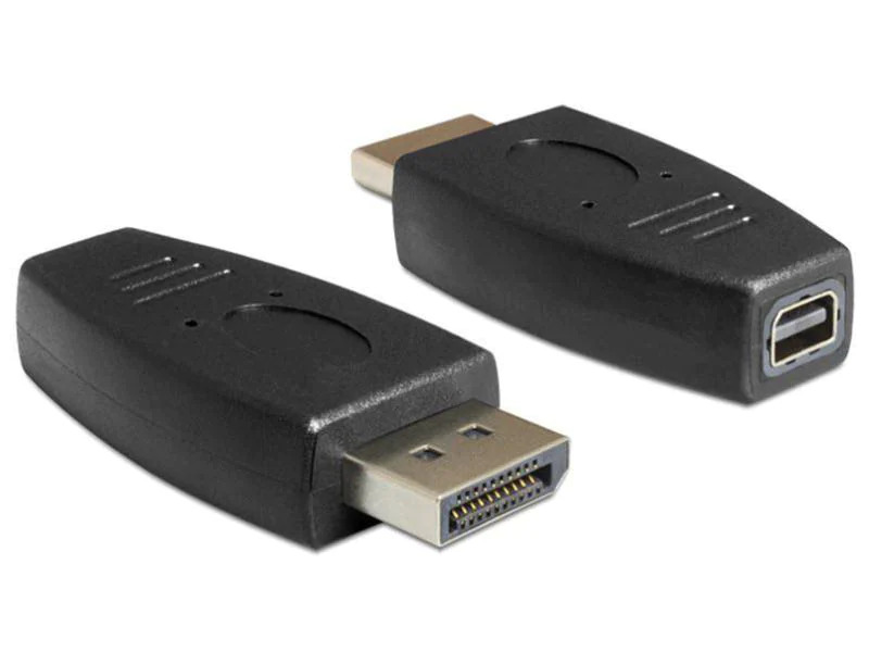 Delock Adapter DisplayPort – Mini-DisplayPort schwarz