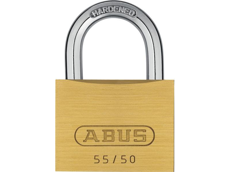 Abus Vorhängeschloss 55/50 Gold Messing