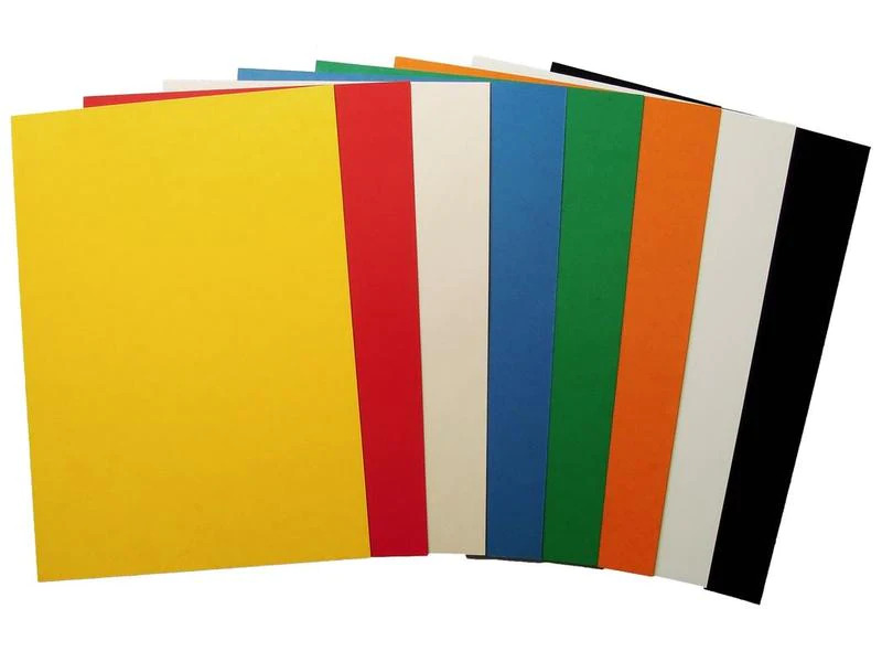 Büroline Einbanddeckel 385 g/m², 100 Stück, Gelb