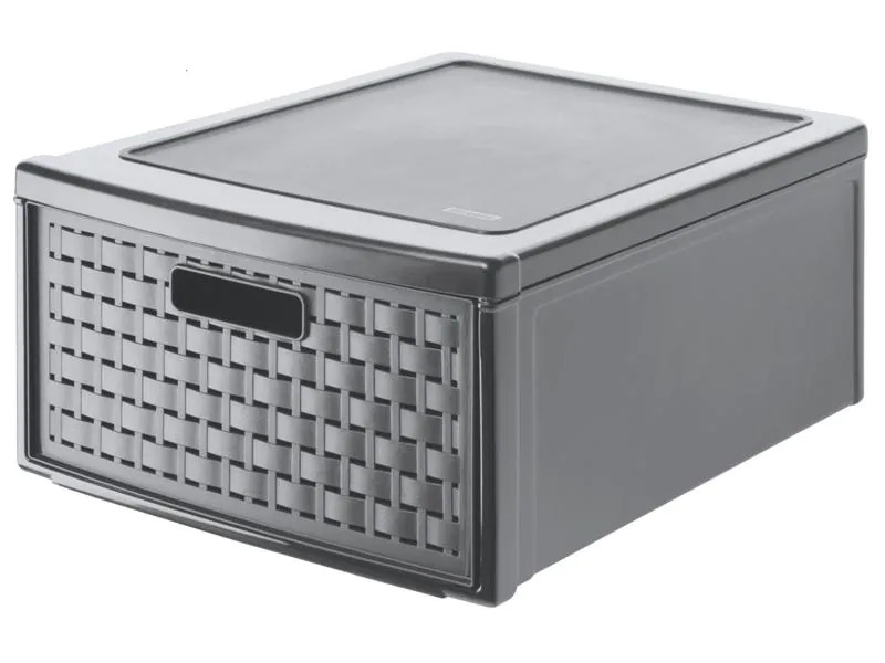 Rotho Schubladenbox Country Gross Anthrazit