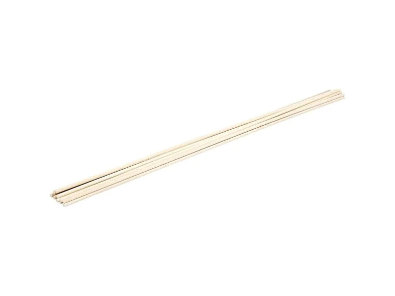 Creativ Company Holzkleinteile Holzspiess Ø 6 mm, 60 cm, 10 Stück