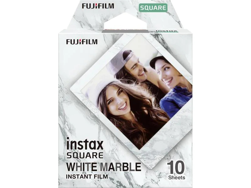 Fujifilm Sofortbildfilm Instax Square 10 Blatt Marmor