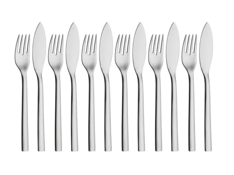 WMF Fischbesteck-Set 12-teilig, Silber