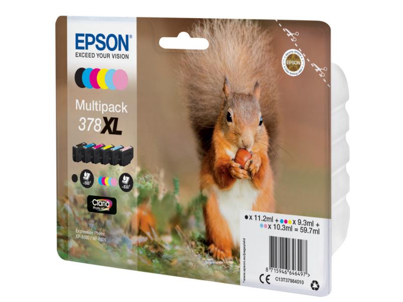 Epson Tintenset 378 XL / C13T37984010