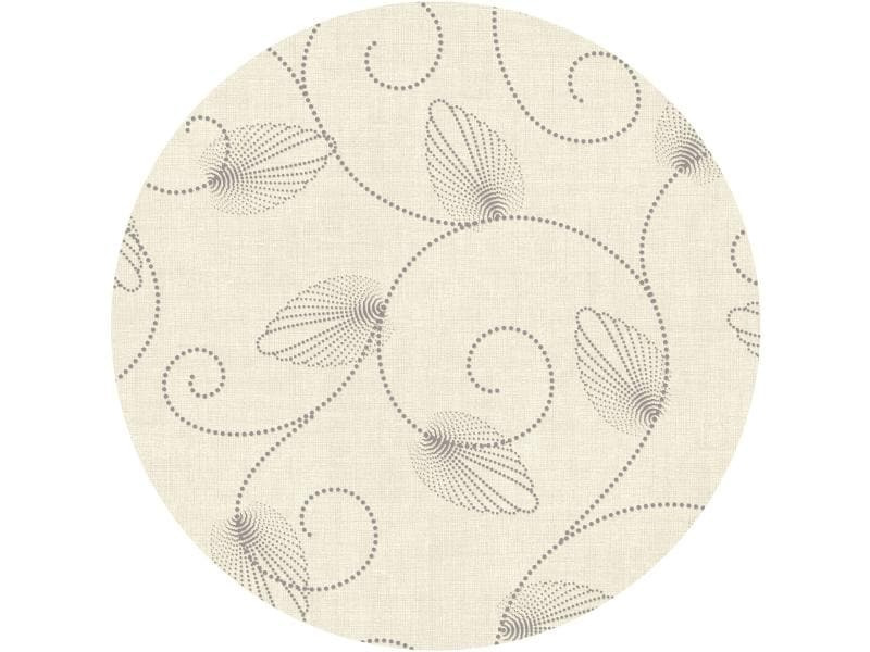 d-c-table Tischdecke Monte Carlo Jolice Rund, Ø 150 cm, Crème