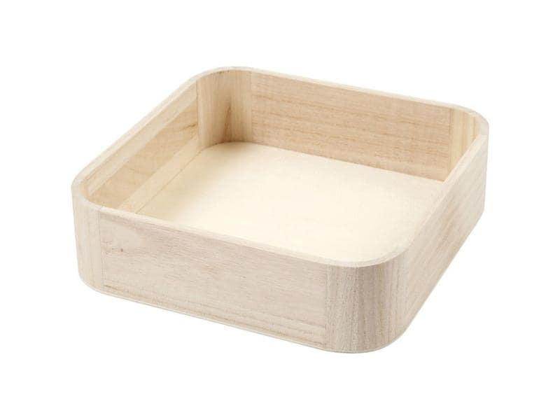 Creativ Company Holzartikel 25 x 25 x 7 cm Wandekoration Planet