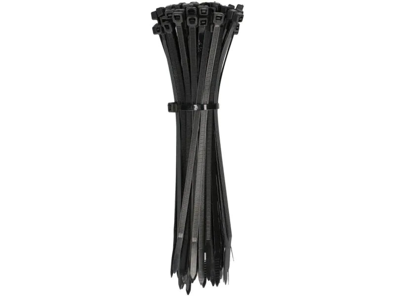 Max Hauri Kabelbinder 100 Stück Schwarz 15 cm x 3.6 mm