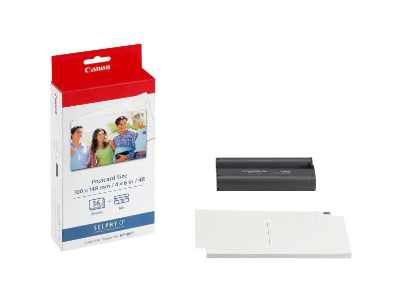 Canon Fotopapier Tinten- &amp; Patronenset KP-36IP 36 Stück