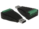 Delock USB-Adapter USB Typ-A zu RS-422/485 Terminalblock 5Pin