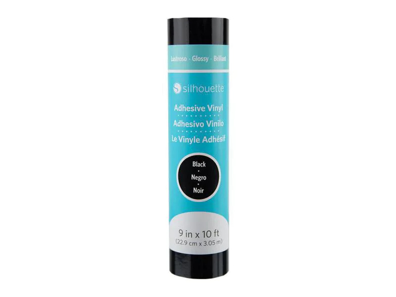 Silhouette Vinylfolie Glossy 22.9 cm Schwarz