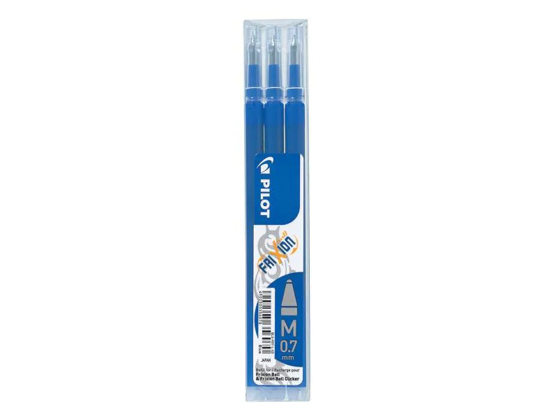 Pilot Patrone Frixion Refill 3 Stück, Blau, 0.7 mm