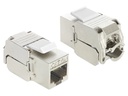 Delock Keystone-Modul RJ45 - LSA, Cat 6A geschirmt, kompakt