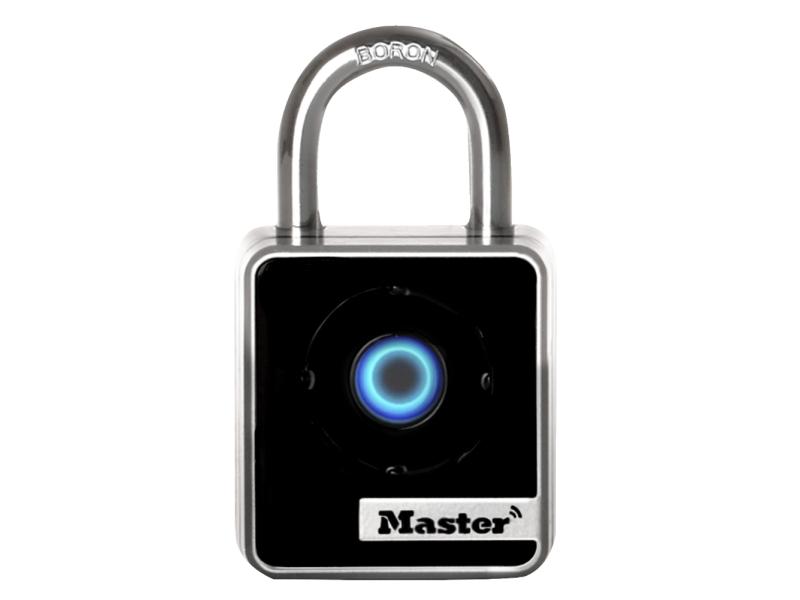 Masterlock Vorhängeschloss Bluetooth Schwarz/Silber
