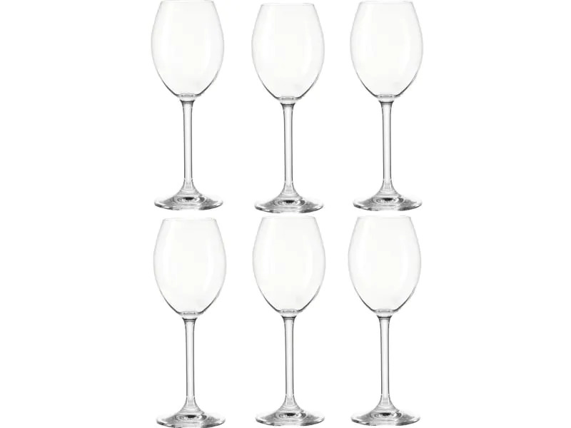 Montana Weissweinglas Pure 250 ml, 6 Stück, Transparent