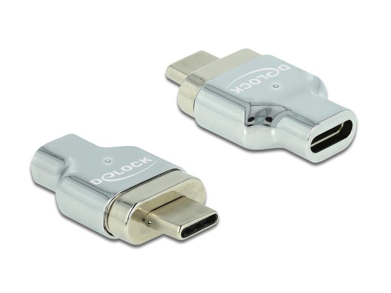 Delock USB-Adapter Magnetisch USB-C Stecker - USB-C Buchse