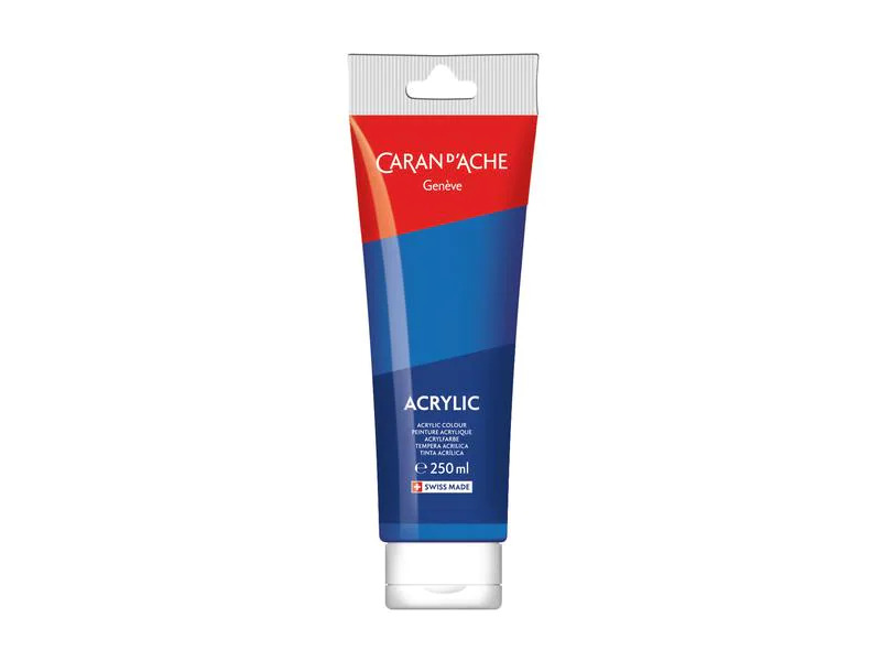Caran d'Ache Acrylfarbe 250 ml, Cyan